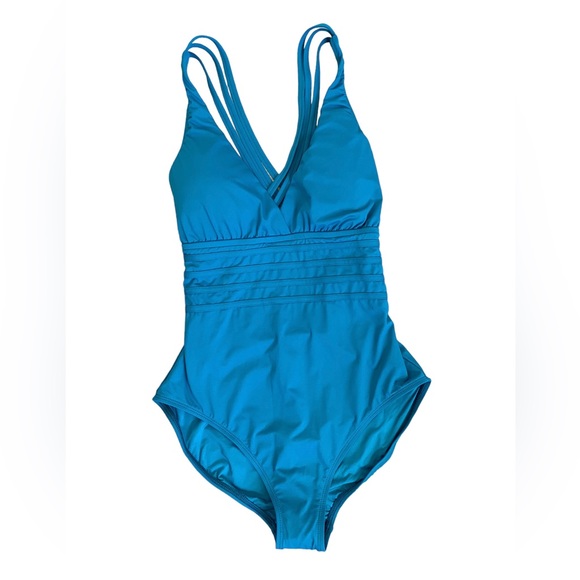 La Blanca Swim Nwt La Blanca Island Goddess Multi Strap Cross Back